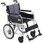 サニタリー車いす JTN-1 CJ01041 ヘザーグレー ミキ