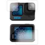 液晶保護フィルム GoPro HERO11 HERO10 HERO9 [ フロントモニター / レンズ / バックモニター 3枚セット ]高硬度9H ブルーライトカット メディアフューチャー