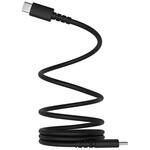マグネットでぐるぐるまとまる簡単収納 C-C充電&同期ケーブル1m BK カシムラ