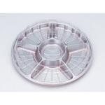 10228 サークルトレー FP-3シルバー(フタセット) cotta