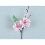 13213 造花DK-63 二輪桜 cotta