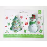 40097 クッキー抜型 2個セット (ツリー・ゆきだるま) cotta