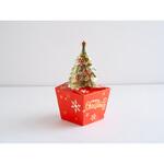 40136 ギフト箱 クリスマスツリースタンド レッド小 cotta
