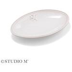 STUDIO M マルタ 130オーバルプレート ブラン cotta