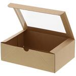 40841 ネオクラフト 窓付BOX L cotta