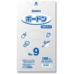41072 ポリ袋 ボードンパック#25穴あり No.9(9号) cotta
