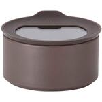 41257 FIKAONE 陶磁器製食品保存容器 200ml フォレストグレー cotta
