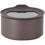 41261 FIKAONE 陶磁器製食品保存容器 420ml フォレストグレー cotta