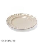41400 STUDIO M ポンポネ 150プレート ライトグレー cotta