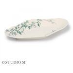 41408 STUDIO M ヴィーニュ プレートL ブルー cotta