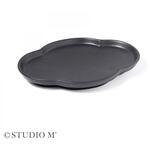 41423 STUDIO M カモン 菓子皿 黒 cotta