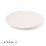 41433 STUDIO M シャルム プレート 白 cotta