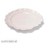 41474 STUDIO M マノワ 220ラウンドプレート 白 cotta