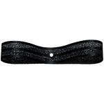 41661 ラメストライプ 005 ブラック15mm×14.5m cotta