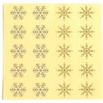 cotta 透明シール 雪の結晶(2柄×10片) cotta