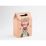 43066 手提げギフト箱 クリスマスクラフト トナカイ cotta