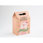 43068 手提げギフト箱 クリスマスクラフト 白くま cotta