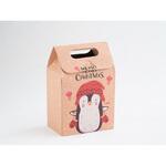 43069 手提げギフト箱 クリスマスクラフト ペンギン cotta