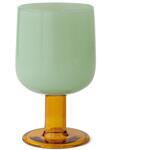 amabro ツートーンワイングラス (グリーン×アンバー) cotta