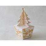 ギフト箱 クリスマスツリースタンド ホワイトゴールド大 cotta