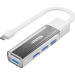 H1319AWH01 Bi-Directional Hub with Detachable Cable、White UNITEK