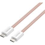 C14141APK01-1M PD100W Magnetic USB-C to USB-C 1M Cable、Pink UNITEK