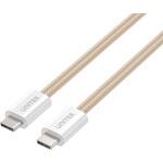 C14141ACL01-1M PD100W Magnetic USB-C to USB-C 1M Cable、Cream Latte UNITEK