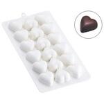 63563 チョコレート流し型 ハート18PCS No.1307 cotta