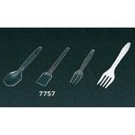 72960 プラスチック角スプーン透明9cm (100入単袋) cotta