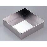 73244 18-8ステン角デコ缶 18cm cotta