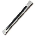 タピオカ用ストロー ストレート片先(黒) cotta