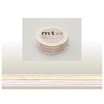 mt ex 色えんぴつ・ボーダー 15mm cotta