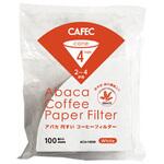 CAFEC アバカ円すいコーヒーフィルター AC4-100W cotta