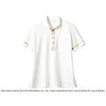 LAURA ASHLEY ニットシャツ LW201-12(オフホワイト/アメリ ピンク) L cotta