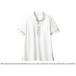 LAURA ASHLEY ニットシャツ LW201-13(オフホワイト/アメリ ブルー) L cotta