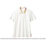 LAURA ASHLEY ニットシャツLW202-12(オフホワイト/アメリ ピンク) LL cotta