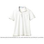91228 LAURA ASHLEY ニットシャツLW203-13(オフホワイト/アメリ ブルー) LL cotta