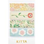 マスキングテープ KITTA フラワー2 cotta