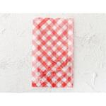 95525 cotta ガス袋 85×150+25 (横マチ水彩チェック_ももいろ) cotta