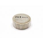 97860 mt 1P 方眼・金(15mm×7m) cotta