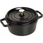 ピコ・ココットラウンド 22cm ブラック 2.6L cotta