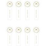 98651 プリン用ラベルシール 白 片帯 (金箔) cotta