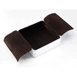 99956 cotta Candy缶スクエア専用グラシン紙 ブラウン cotta