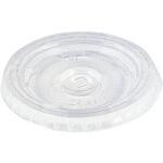 99979 ヘイコー プラスチックカップ平蓋 口径80mm用 C穴付(9オンス用) cotta