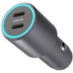 12/24V兼用 車載用DC充電器 PD対応USB-C2ポート カシムラ