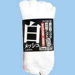 メッシュ靴下 ショート5本指 シンエイ