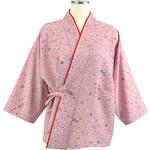 【透かし文様に花柄】茶衣着[上] サーヴォ(サンペックスイスト)
