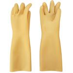 956-BE 天然ゴム極厚ロング手袋(ベージュ) 丸和ケミカル