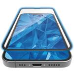 PM-A25SFLGFBL iPhone 16e/14/13/13 Pro ガラスフィルム 高透明 ブルーライトカット 全面保護 365日交換保証 ブラック エレコム