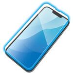 PM-A25SFLGGTBL iPhone 16e ガラスフィルム 高透明 ブルーライトカット 表面硬度10H 指紋防止 簡単貼り付けツール付 エレコム